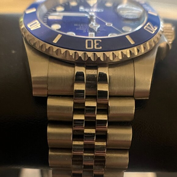 Seiko custom build blue sub mod automatic watch -NH35 - Picture 3 of 6